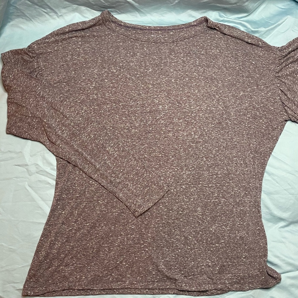 🍎🍎Time & Tru Ruffle Sleeve Blouse - Picture 2 of 3